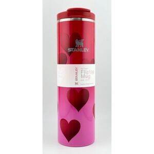 STANLEY AERO LIGHT VALENTINE'S 16OZ TRANSIT FLIP TOP MUG, ROUGE HEART GRADIENT